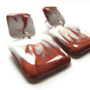 COPPER AND WHITE EARRINGS_1065