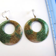 Green and gold molded earrings_2066 (800×600)