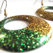 Green and gold molded earrings_2079 (800×600)