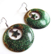 Green and gold sparkling earrings_1995 (800×600)