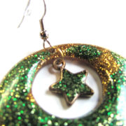 Green and gold sparkling earrings_1997 (800×600)