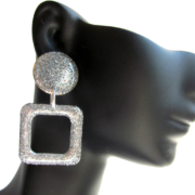 Holiday Line 2016 Black and Silver Earrings NBG