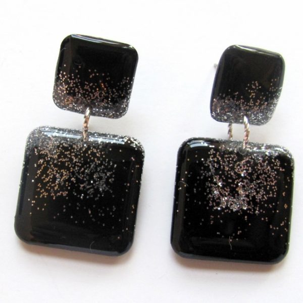 Holiday Line Black and Silver Earrings_0732 (800×662)