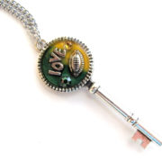 Packers green and gold key necklace_1953 (600×800) (800×600)