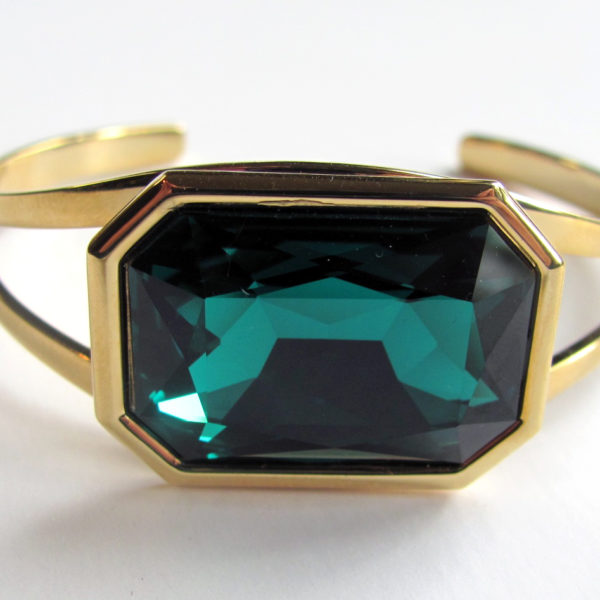 Swarovski Emerald Cuff Bracelet_1086 (2)