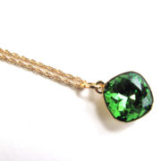 Swarovski Jasmine Green Diamond Necklace_1986 (800×600)