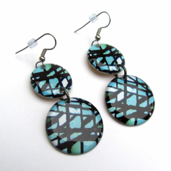 Sea Glass Double round earrings_9822 (800×799)