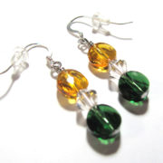 green and gold earrings_2951