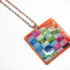 Plein de Couleurs Collection square necklace 3